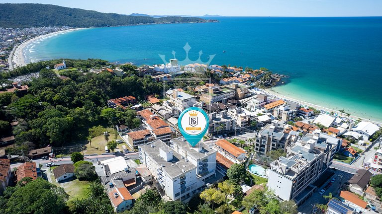 A37 - Águas Azuis 302 bl 2 - centro de Bombinhas - 03 Suítes