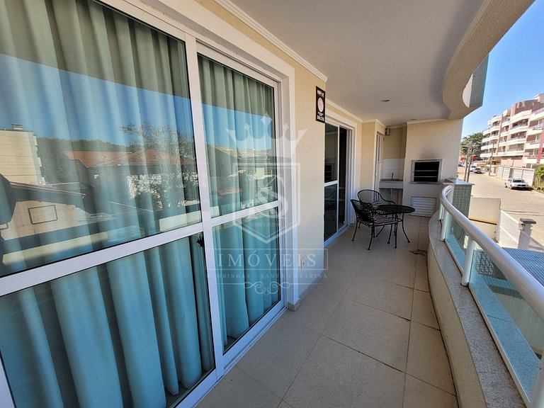 A133- Excelente apartamento com 3 dormitórios na praia de Bo