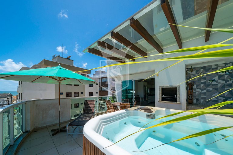 A46 - Tahiti Apto 201 - Apto Duplex 3 suítes e Jacuzzi com v