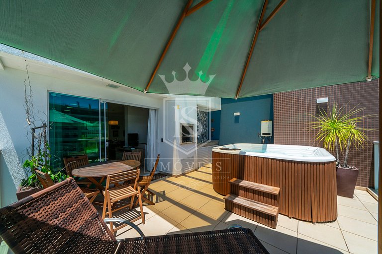 A46 - Tahiti Apto 201 - Apto Duplex 3 suítes e Jacuzzi com v