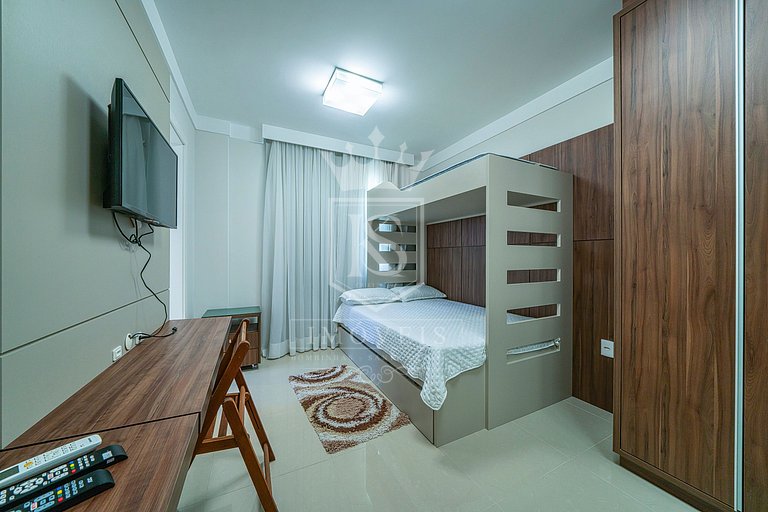 A46 - Tahiti Apto 201 - Apto Duplex 3 suítes e Jacuzzi com v