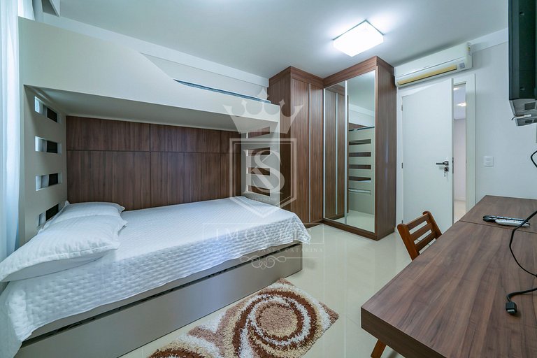 A46 - Tahiti Apto 201 - Apto Duplex 3 suítes e Jacuzzi com v