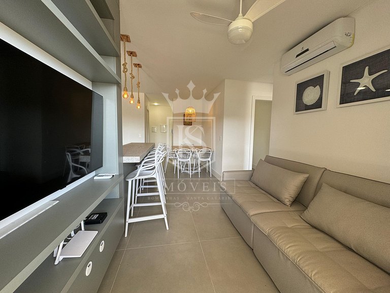 A104- Apartamento 2 suítes com piscina, pertinho do mar