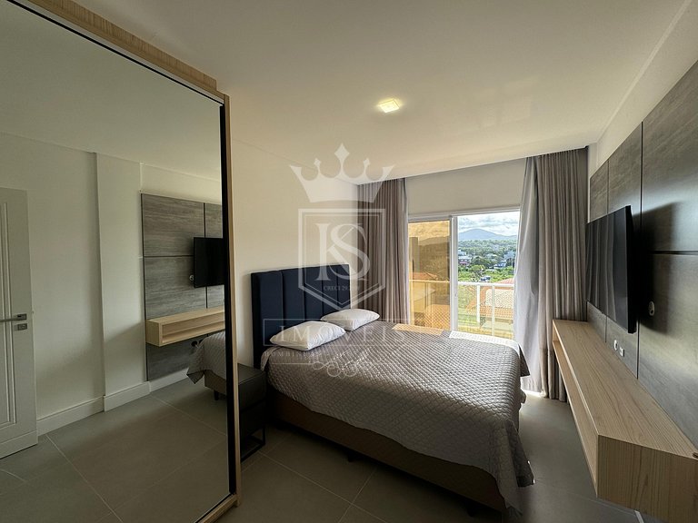 A104- Apartamento 2 suítes com piscina, pertinho do mar