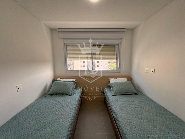 A104- Apartamento 2 suítes com piscina, pertinho do mar