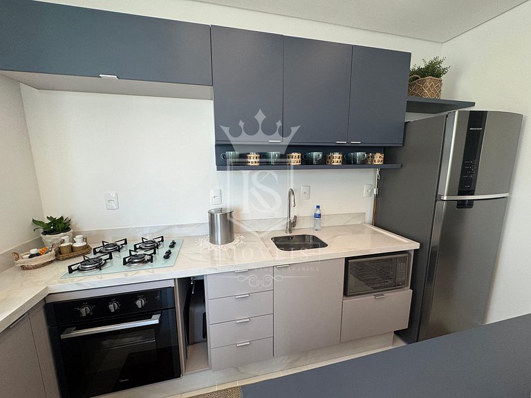 A119- Residencial Cayman apto 101 3 suítes no Canto Grande!