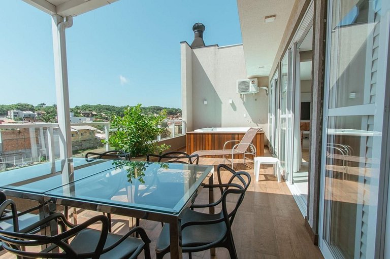 A128 - Vila Piana. Apartamento com jacuzzi no centro de Bomb