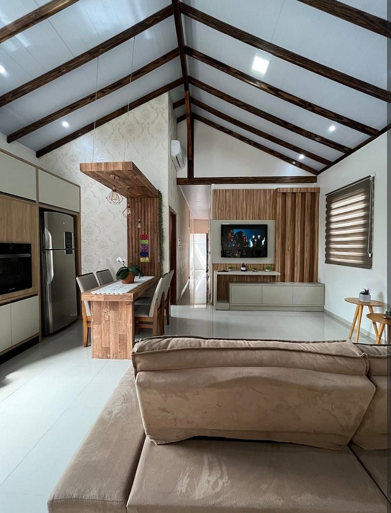 A108 - Casa com 3 quartos com jacuzzi em Mariscal