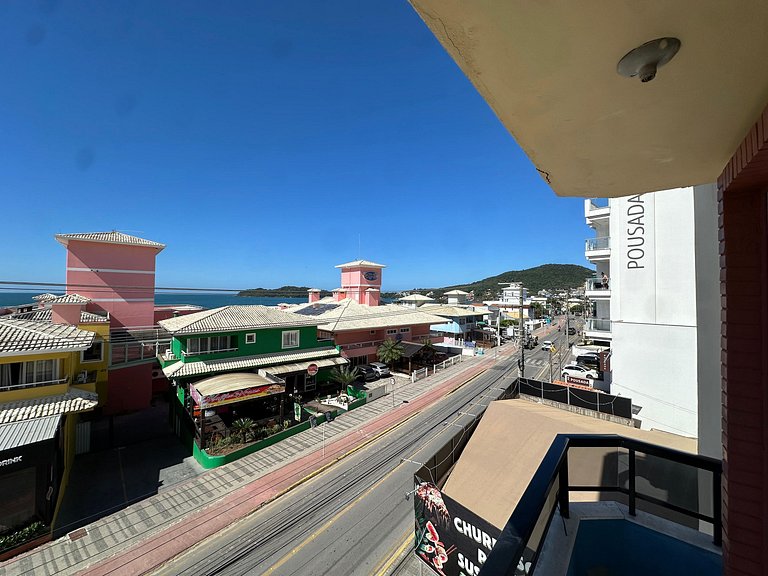 B21- Apartamento com 02 dormitórios com vista Mar