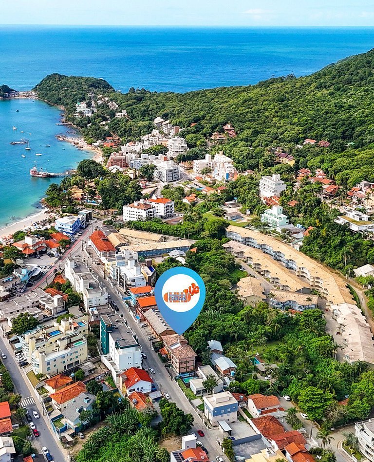 Apartamento de 02 dormitórios bem localizado na praia do Cen