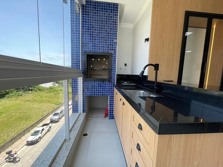 A96 - Apartamento 2 suítes em Bombas perto da praia Apto 201