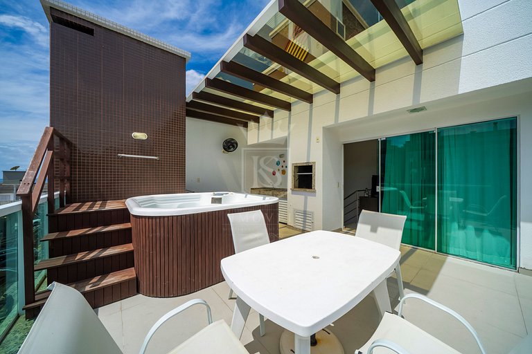 A44 - Tahiti Apto 202- Cobertura duplex 3 suítes e Jacuzzi!
