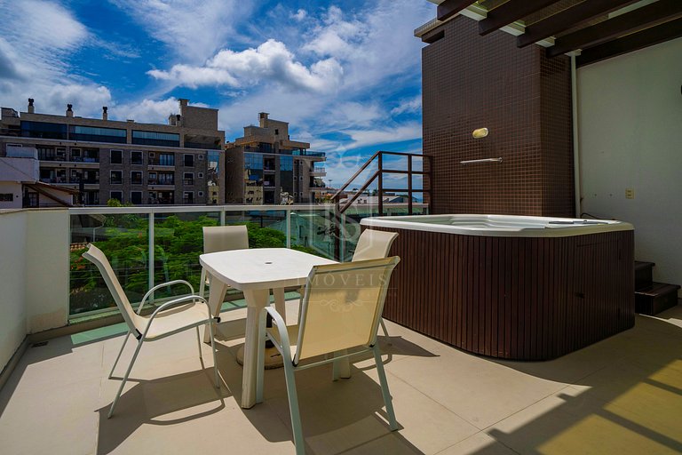 A44 - Tahiti Apto 202- Cobertura duplex 3 suítes e Jacuzzi!