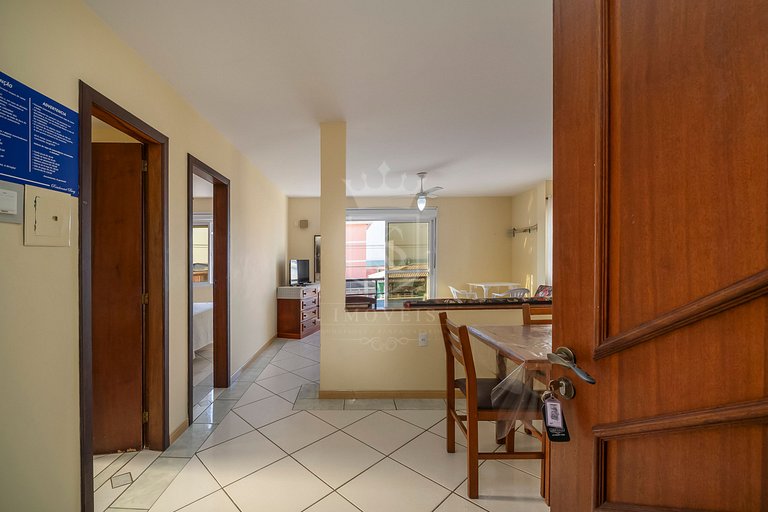 B21- Apartamento com 02 dormitórios com vista Mar