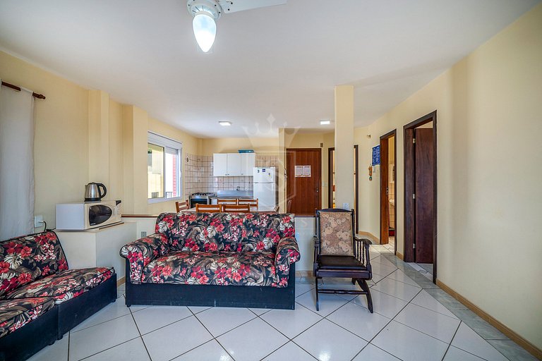 B21- Apartamento com 02 dormitórios com vista Mar