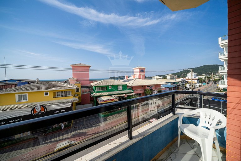 B21- Apartamento com 02 dormitórios com vista Mar