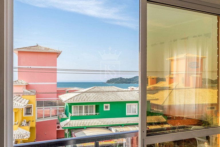B21- Apartamento com 02 dormitórios com vista Mar