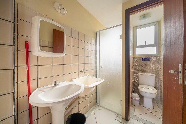 B21- Apartamento com 02 dormitórios com vista Mar