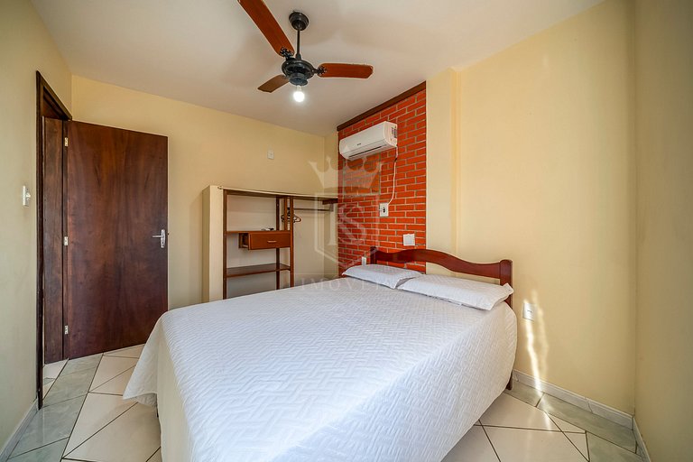 B21- Apartamento com 02 dormitórios com vista Mar