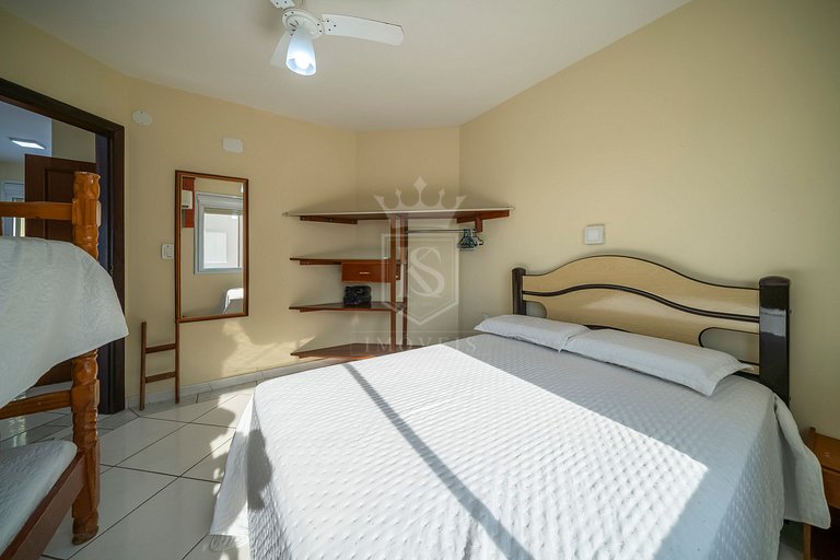 B21- Apartamento com 02 dormitórios com vista Mar