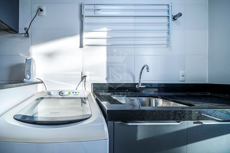 A16- Apartamento para 6 pessoas pertinho da praia