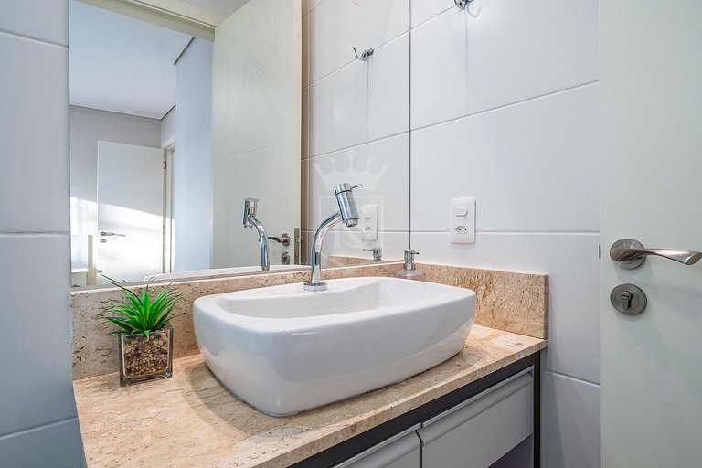 A16- Apartamento para 6 pessoas pertinho da praia
