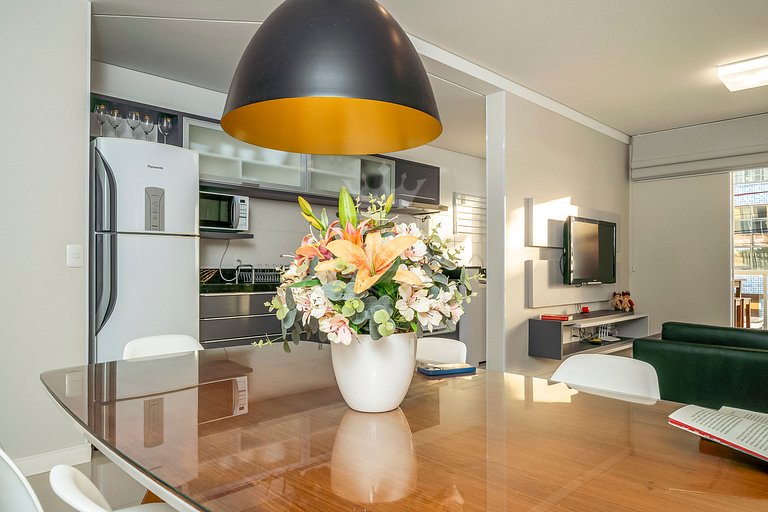 A16- Apartamento para 6 pessoas pertinho da praia