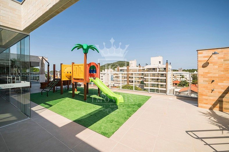 Vila do Centro - Flat em condomínio com piscina e Jacuzzi